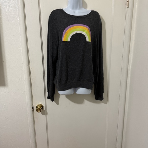 Wildfox Sweaters - Wildfox Over the Rainbow Rory Pullover Sweater